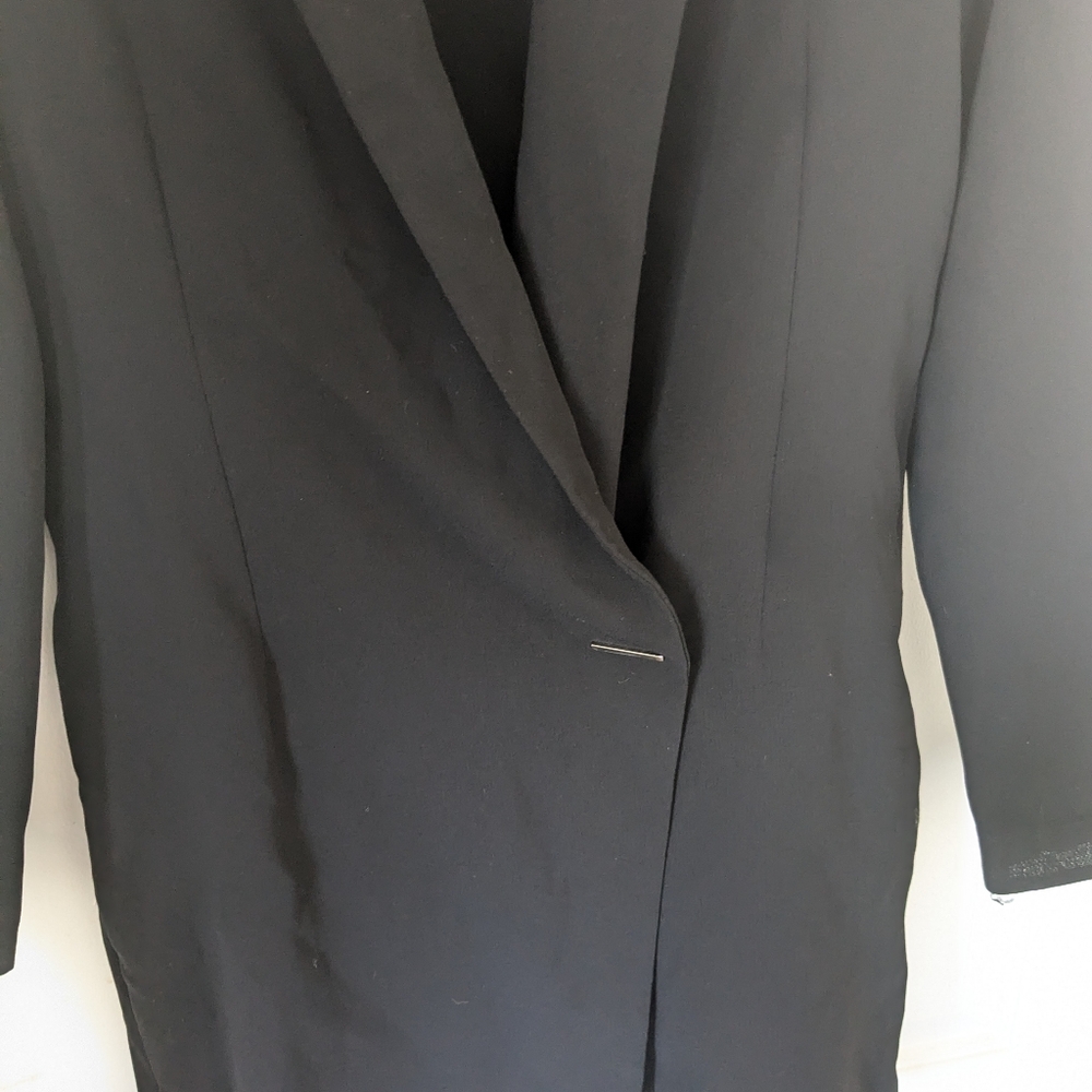 Topshop Black Longline Blazer – Size US 4 - Picture 5 of 5